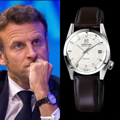 emmanuel macron luxury watch.